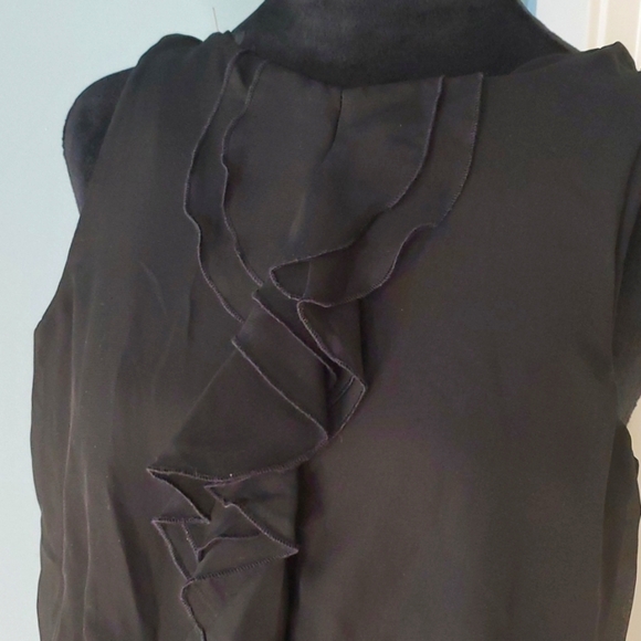 Maurices black dress XS ruffles lined - Picture 9 of 11